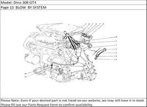 Dino 308 GT4 Page 13  BLOW  BY SYSTEM