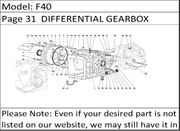 F40 Page 31  DIFFERENTIAL GEARBOX