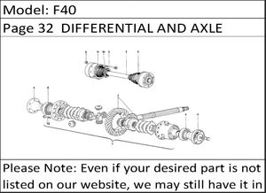 F40 Page 32  DIFFERENTIAL AND AXLE SHAFTS