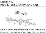 F40 Page 32  DIFFERENTIAL AND AXLE SHAFTS