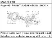 F40 Page 45  FRONT SUSPENSION  SHOCK ABSORBER AND BRAKE DISC