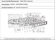 Ferrari Part 102704 Centering Dowel in Ferrari 512 BB (Mechanical Table 001 Crankcase)