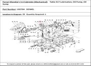 Ferrari Part 102704 Dowel in Ferrari Mondial 3.4 t Cabriolet (Mechanical Table 017 Lubrication, Oil Pump, Oil Sump)