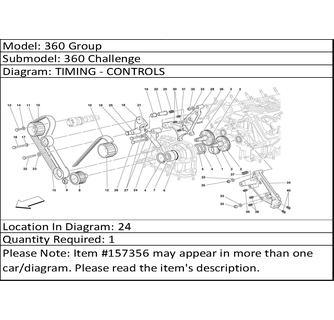 Ferrari Part 157356 HYDRAULIC TIGHTENER