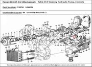 Ferrari Part 95038 Union in Ferrari 365 GT 2+2 (Mechanical) (Mechanical Table 013 Steering Hydraulic Pump, Controls)