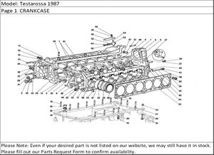 Testarossa 1987 Page 1  CRANKCASE