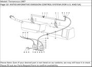 Testarossa 1987 Page 10  ANTIEVAPORATIVE EMISSION CONTROL SYSTEM (FOR U.S. AND SA)