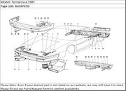 Testarossa 1987 Page 106  BUMPERS