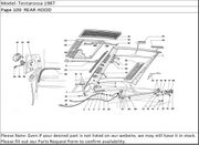 Testarossa 1987 Page 109  REAR HOOD