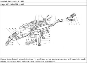 Testarossa 1987 Page 125  HEATER UNIT