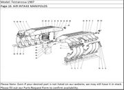 Testarossa 1987 Page 16  AIR INTAKE MANIFOLDS