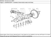 Testarossa 1987 Page 2  CRANKSHAFT  CONNECTING RODS AND PISTONS