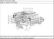 Testarossa 1987 Page 21  BLOW  BY SYSTEM