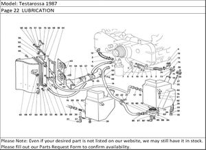 Testarossa 1987 Page 22  LUBRICATION