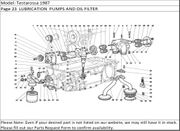 Testarossa 1987 Page 23  LUBRICATION  PUMPS AND OIL FILTER