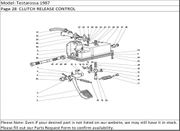 Testarossa 1987 Page 28  CLUTCH RELEASE CONTROL