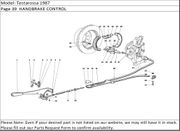 Testarossa 1987 Page 39  HANDBRAKE CONTROL