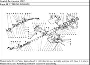 Testarossa 1987 Page 41  STEERING COLUMN