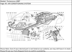 Testarossa 1987 Page 49  AIR CONDITIONING SYSTEM