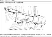 Testarossa 1987 Page 9  FUEL TANKS (FOR U.S. AND SA)