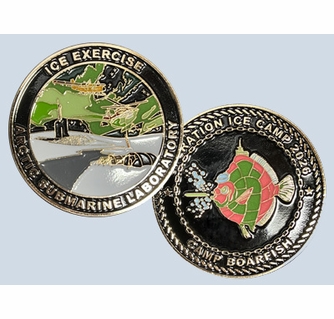 Arctic Submarine Laboratory ICEX 2026 Challenge Coin