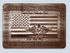 Cribbage Board: Flag with Submarine Insignia