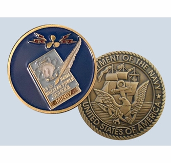 Nuclear Power School - Mare Island Navy Ship Yard Challenge Coin