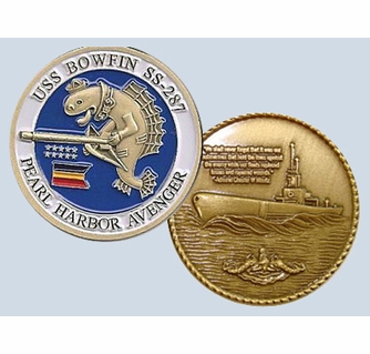 USS Bowfin Challenge Coin