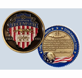 チャレンジコイン！ USS Tecumseh Challenge Coin