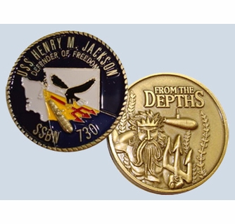 USS Henry M Jackson Challenge Coin