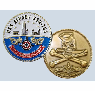 USS Albany Challenge Coin