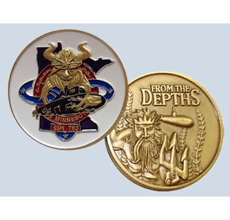 USS Minnesota Challenge Coin