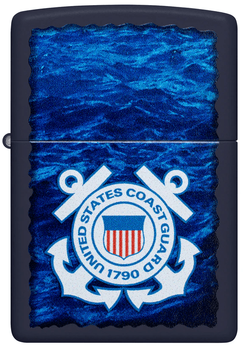 Zippo U.S. Coast Guard Waves Design (Retail $31.95)