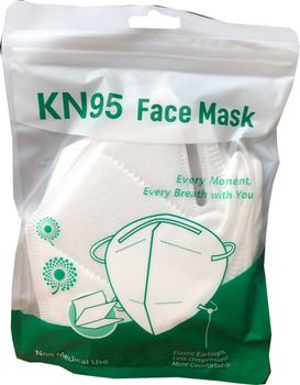 KN95 Face Mask 5/pk, 12/Box