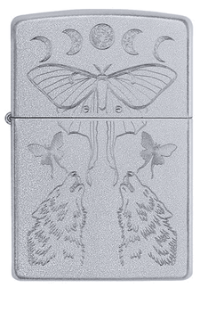ZIPPO Butterfly and Wolf (Retail $21.95)