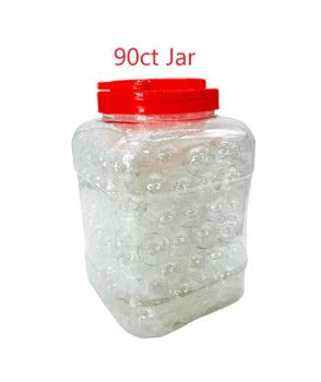 4" Glass Transparent Ball 90/jar