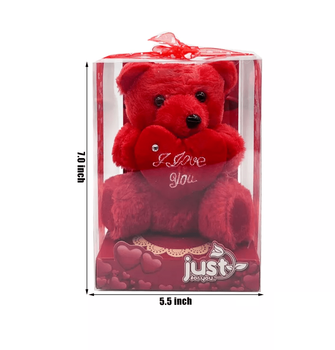 VALENTINE - TEDDY BEAR GIFT BOX 12BX