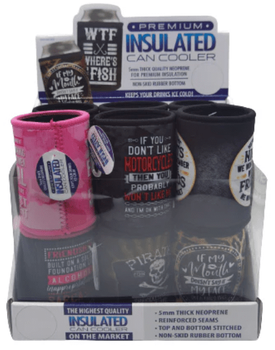 Sarcastic Sayings Can Holder Cooler 12/bx