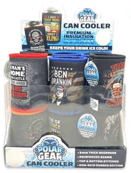 Man Cave Sayings Can Holder Cooler 12/bx