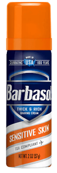 Barbasol Sensitive 2oz Shaving Cream 12/bx