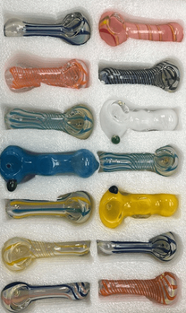 Glass Pipe 3.5" 14/dspl