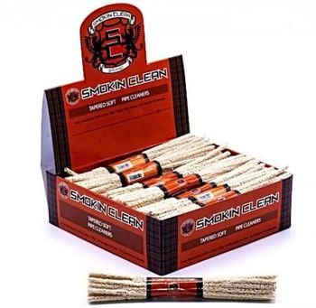 Smokin Clean Pipe Cleaner Tampered Soft 24ct 24/bx
