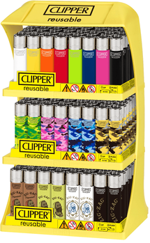 Clipper 3 Tier Display 144/ct