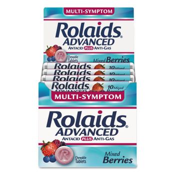 Rolaids Advanced Antacid + Anti-Gas 12/bx
