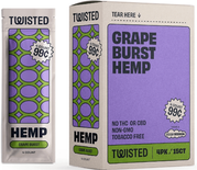 Twisted Hemp Wraps Grape Burst4/99 15/bx