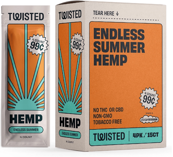 Twisted Hemp Wraps Endless Summer4/99 15/bx