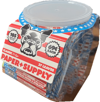 Paper + Supply 1.25 Cigarette PaperPre-Priced $0.69c 105/Jar