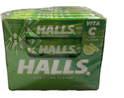 Halls Cough Drops Vitamin-C Lime 20/ct