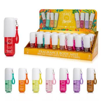 Solo En Ibiza Fragrance Body Mist 1oz With Keychain 24/display