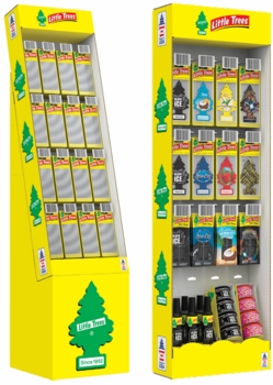 Little Tree Assortment 230ct Full Power Panel Display W/base